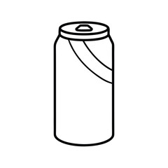Fototapeta premium aluminum soda can