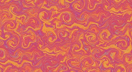 Vibrant Abstract Swirls A Fluid Art Background in Warm Tones