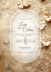 Wedding invitation template design, Luxury greeting design, save the date design, colorful texture, Hand drawn floral texture design for invitation