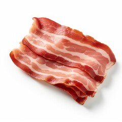 Obraz premium Sausages on isolated white background, meats, realistic photo