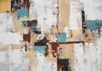 Abstract artwork with dynamic lines and soft colors, creating a harmonious and modern composition, perfect for contemporary interior design and artistic projects