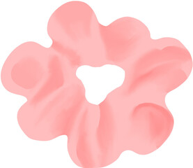scrunchie on white