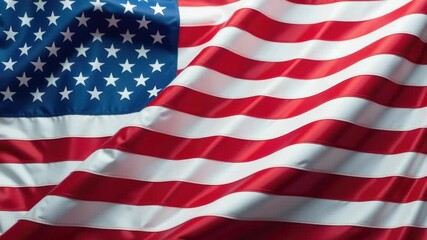American flag waving in the wind, suitable for patriotic events and celebrations