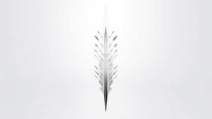 Fototapeta premium A beautiful and the colorful arrow on the white background 