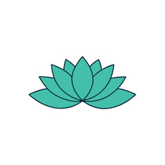 green leaf isolated on white