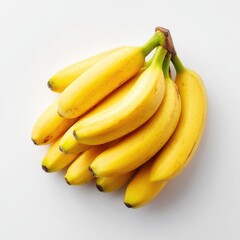 Bunch of ripe yellow bananas