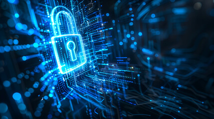 Cyber security concept