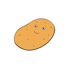 bread on a white background