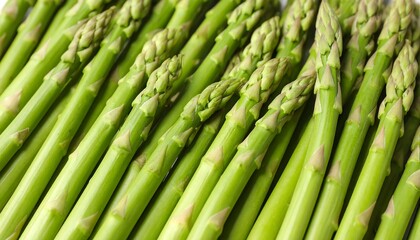 Fototapeta premium Close-up of fresh green asparagus spears
