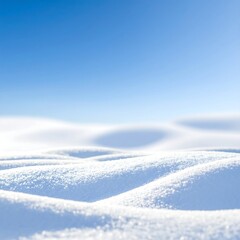 Obraz premium A pristine winter landscape