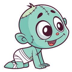 Obraz premium Zombie Baby Floor Decor