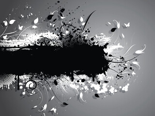 floral grunge background 1909