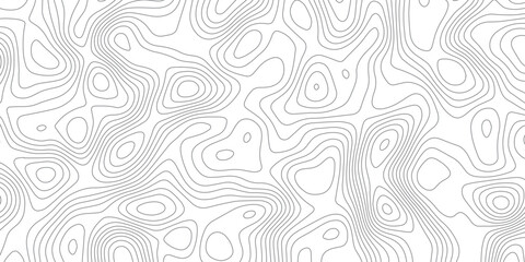 Panorama view gradient multicolor wave curve lines banner background design. Vector illustration. wave Line topography map contour background .Abstract Topographic map background with wave line.