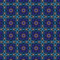 Seamless Traditional Indonesian Batik Inspired Pattern