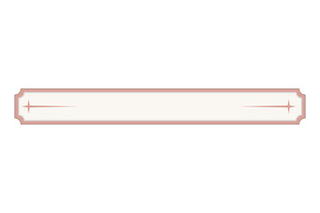 Minimalist, hexagonal, pale cream/off-white input field/banner with a thin, light rosy/pale reddish-pink outline and faint dashed arrow lines inside. Clean and gentle, ideal for UI