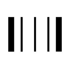 Barcode alternative icon vector illustration