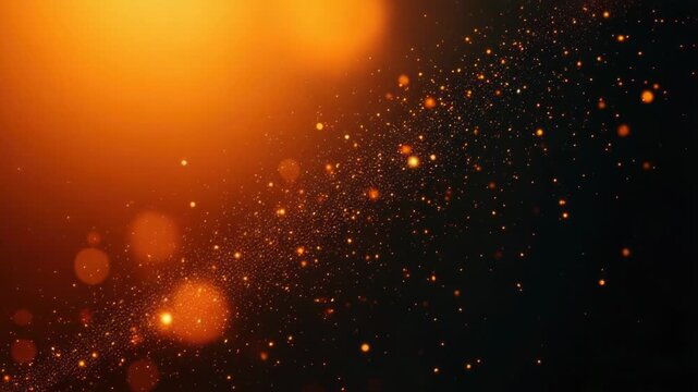 A bright yellow light shining on a dark black background, great for highlighting important information or creating a sense of optimism