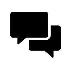 Chat bubbles icon vector illustration