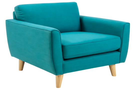 armchair modern living room furniture accent chair comfortable seating home decor stylish isolated on transparent background