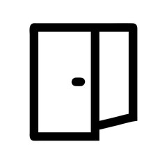 Door alternative icon vector illustration