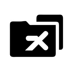 Fototapeta premium Folder open alternative icon vector illustration