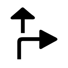 Navigation alternative icon vector illustration