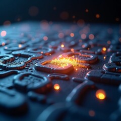 Advanced synthetic surface autonomously repairing structural damage