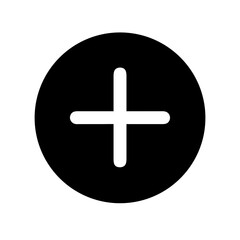 Fototapeta premium Add icon vector illustration