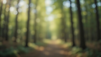 morning in the forest