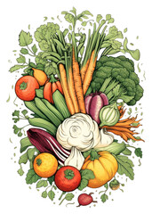 PNG vegetable organic carrot.