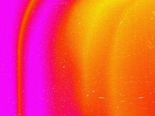 Vivid pink and orange abstract grainy gradient backdrop design, modern retro film dust texture art