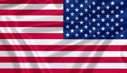 U.S. flag with thirteen red-white stripes and fifty stars—symbolizing unity, freedom, history, and the evolving identity of the American nation.