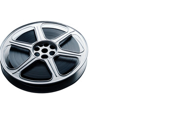 Obraz premium Photo of a film reel on a Transparent background PNG