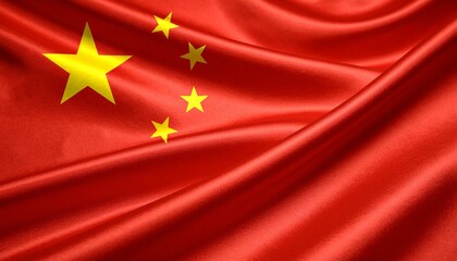Chinese flag—red field with five yellow stars, one large and four small in arc formation, symbolizing unity, revolution, and national alignment under shared purpose and leadership.