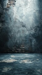 Textured Wall and Floor with Abstract Grunge Background