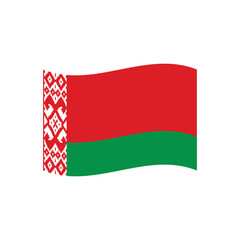 Flag of Belarus emoji symbol sign icon vector illustration isolated flat flag banner 