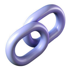 Abstract shiny chain links on a black background representing connection and strength