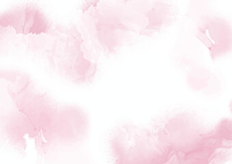 elegant pastel pink hand painted watercolour background 2607