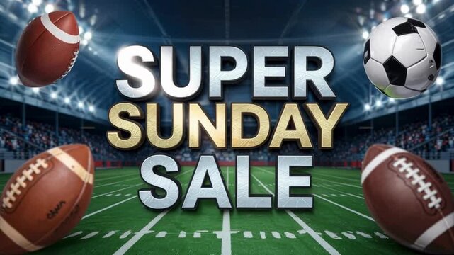 Super Sunday Sale Football, Soccer, and Big Savings!