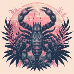 Scorpion-Inspired Logo Design for a Stylish Cannabis Brand