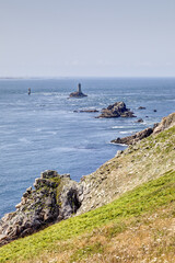Pointe de Raz - Vu sur le phare de la Vieille - Finistère - Bretagne