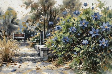 A Serene Garden Path