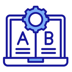 A B Testing  Icon Element For Design
