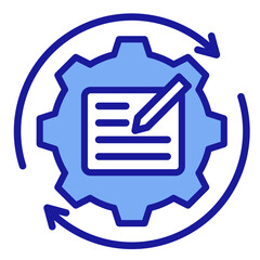 Content Automation  Icon Element For Design
