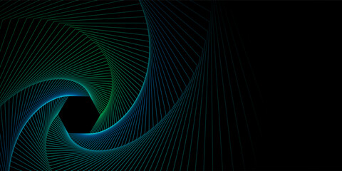 modern abstract banner design with gradient lines design 1501