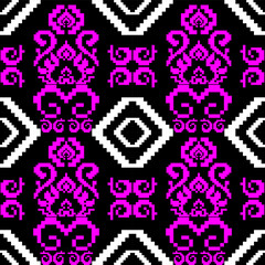 Geometric Ethnic Pattern Design Background or Wallpaper.