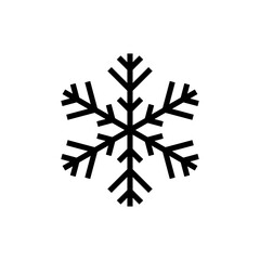 Snow icon symbol for apps and websites. snowflake sign and symbol