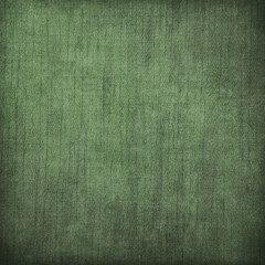 Fototapeta premium Aged green textured background with soft grunge, faded fabric details, and distressed edges. Ideal for posters, scrapbooking, retro designs, rustic themes, and artistic overlays.