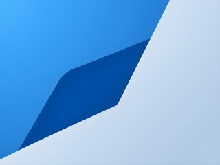 Modern Abstract Background with Geometric Shapes in Blue and Gray Tones – Clean 4K Design for Business or Presentation Use (AI Generated)