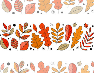 autumn leaves illustration